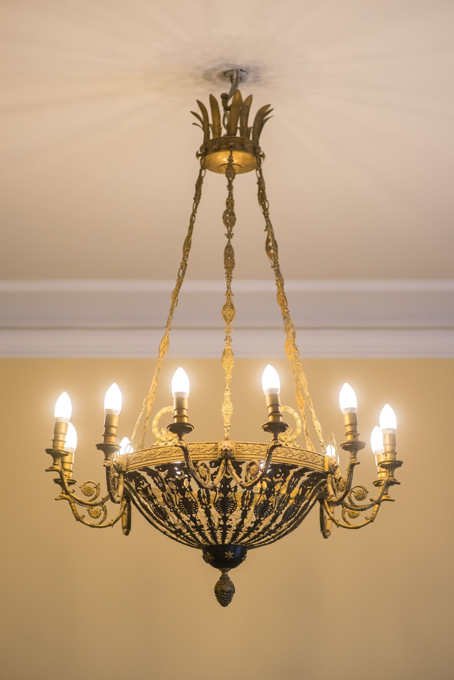 Chandelier, 1800–1829, Archdiocese of Vilnius. Photo by Povilas Jarmala, 2017