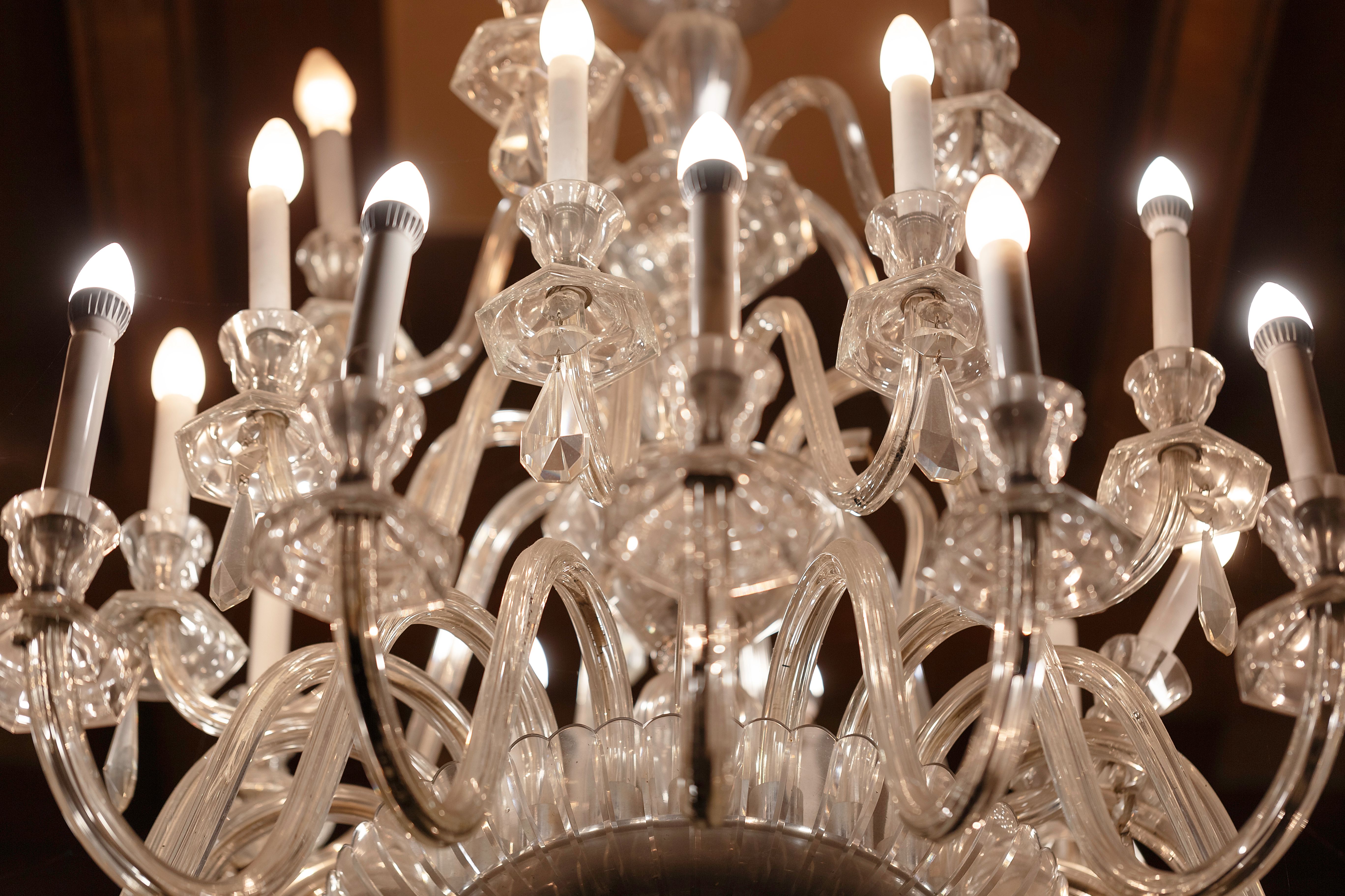 A fragment of the chandelier, 1938, Kaunas County Public Library. Photo by Povilas Jarmala, 2019