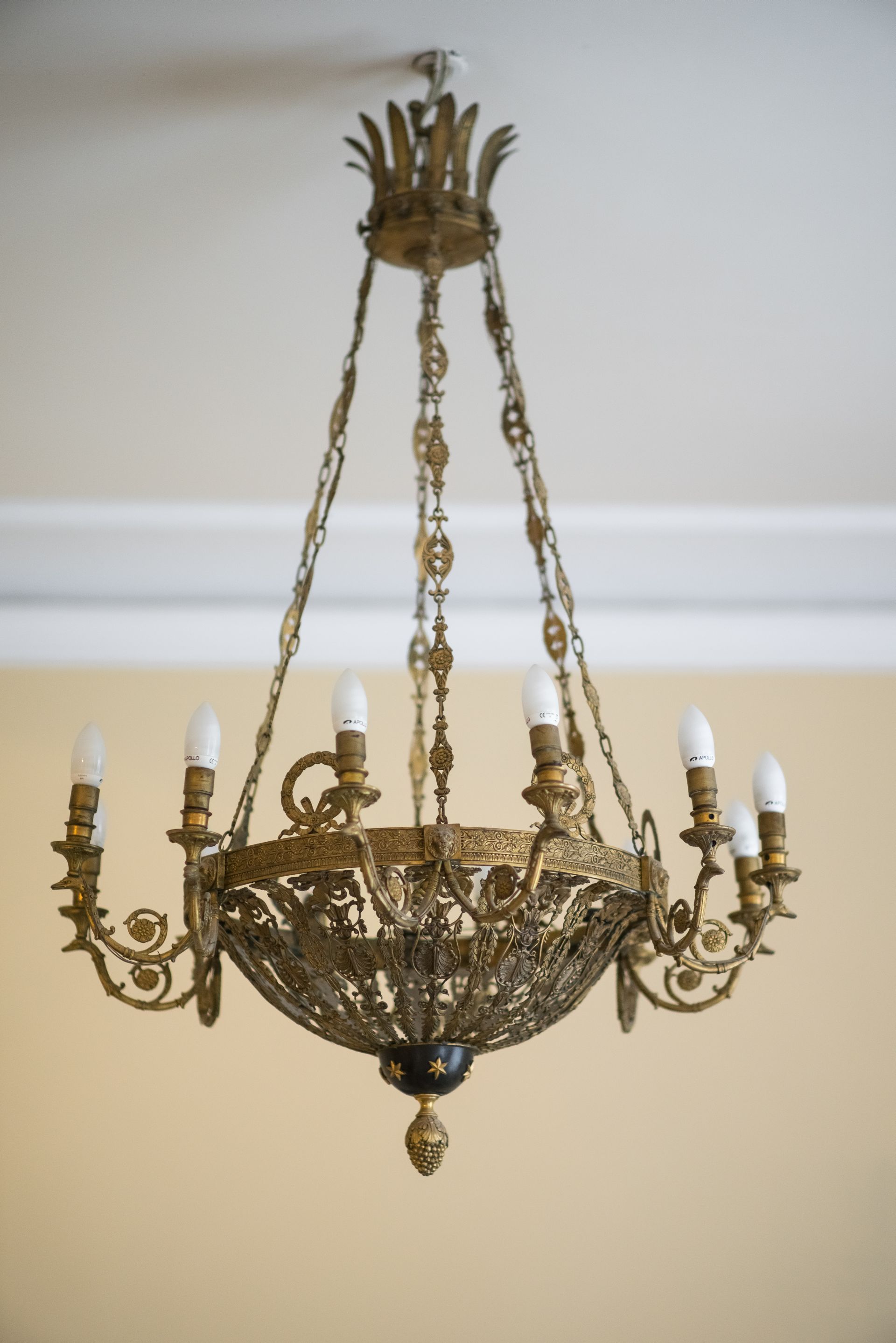 Chandelier, 1800–1829, Archdiocese of Vilnius. Photo by Povilas Jarmala, 2017