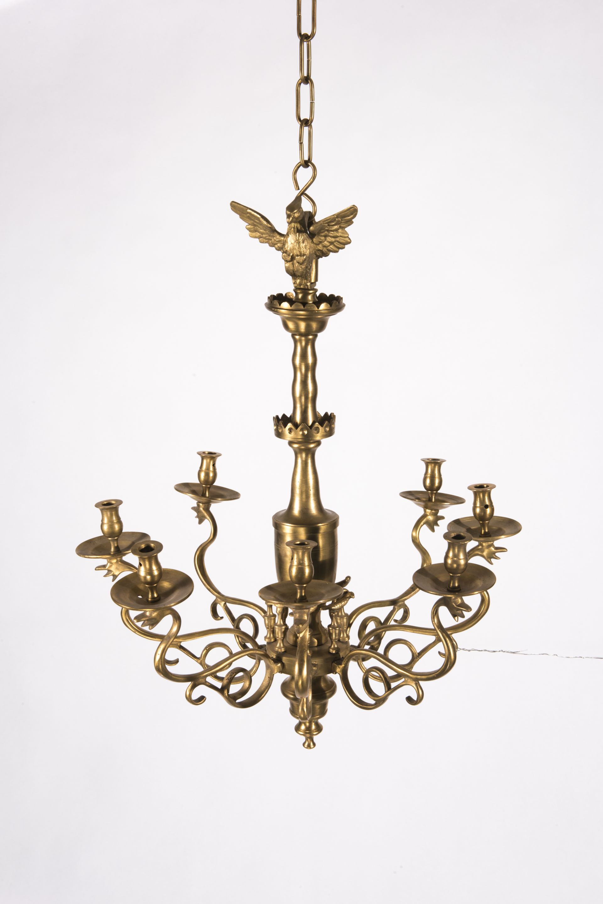 Chandelier, 1587–1649 (?) / 1850–1945 (?), National Museum of Lithuania, IM-13029. Photo by Kęstutis Stoškus, 2017