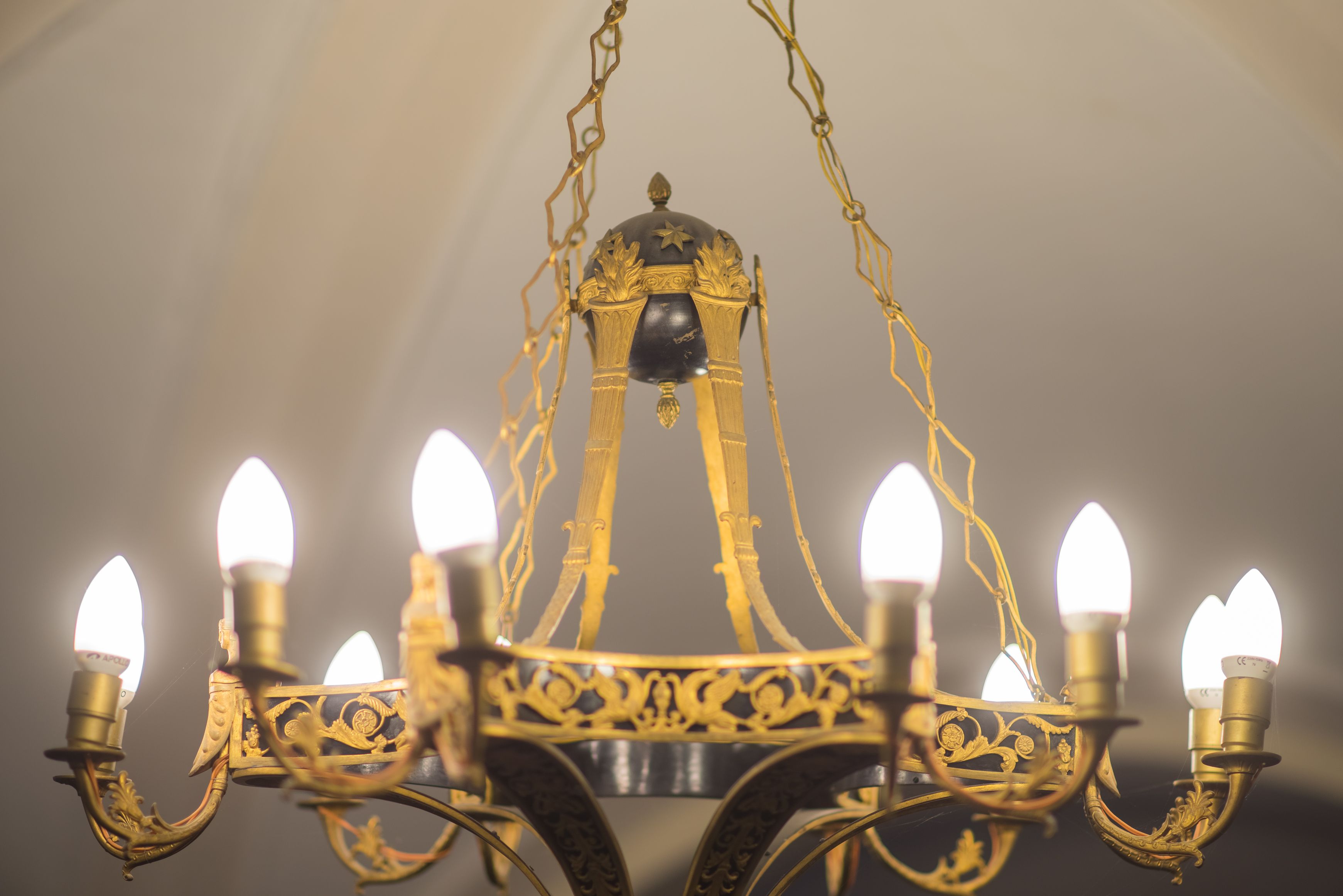 Fragment of chandelier, 1800–1849, Archdiocese of Vilnius. Photo by Povilas Jarmala, 2017
