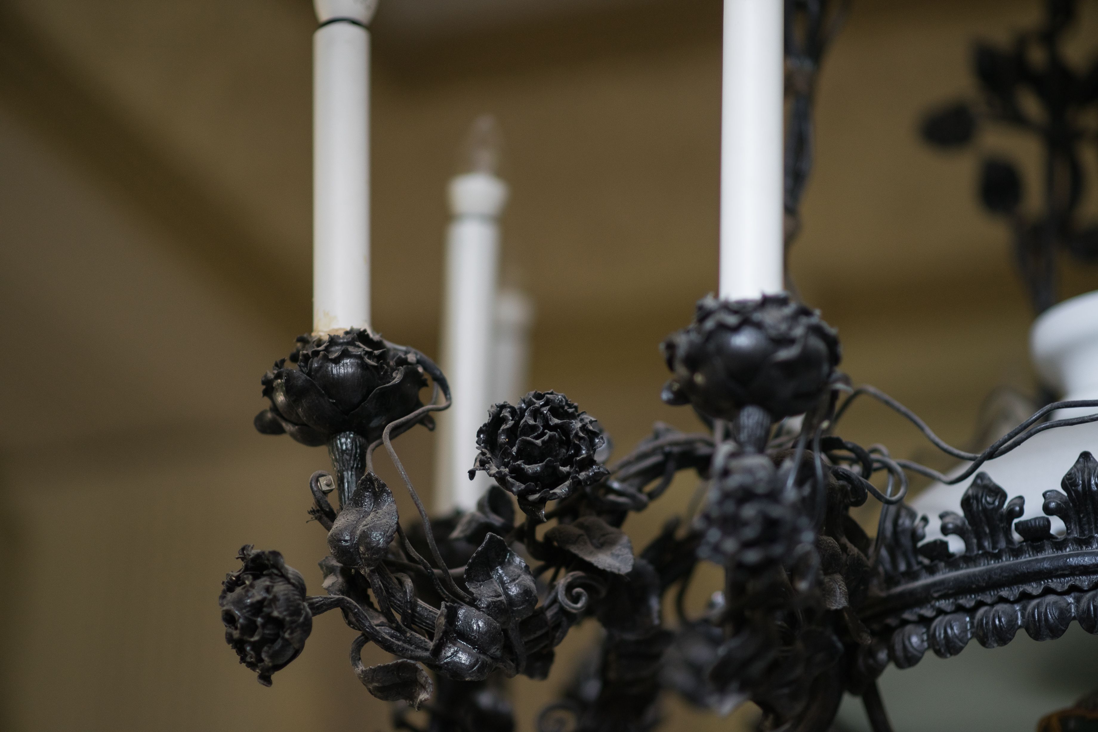 Fragment of chandelier, 1904–1905, P. Vileišis Palace. Photo by Povilas Jarmala, 2017