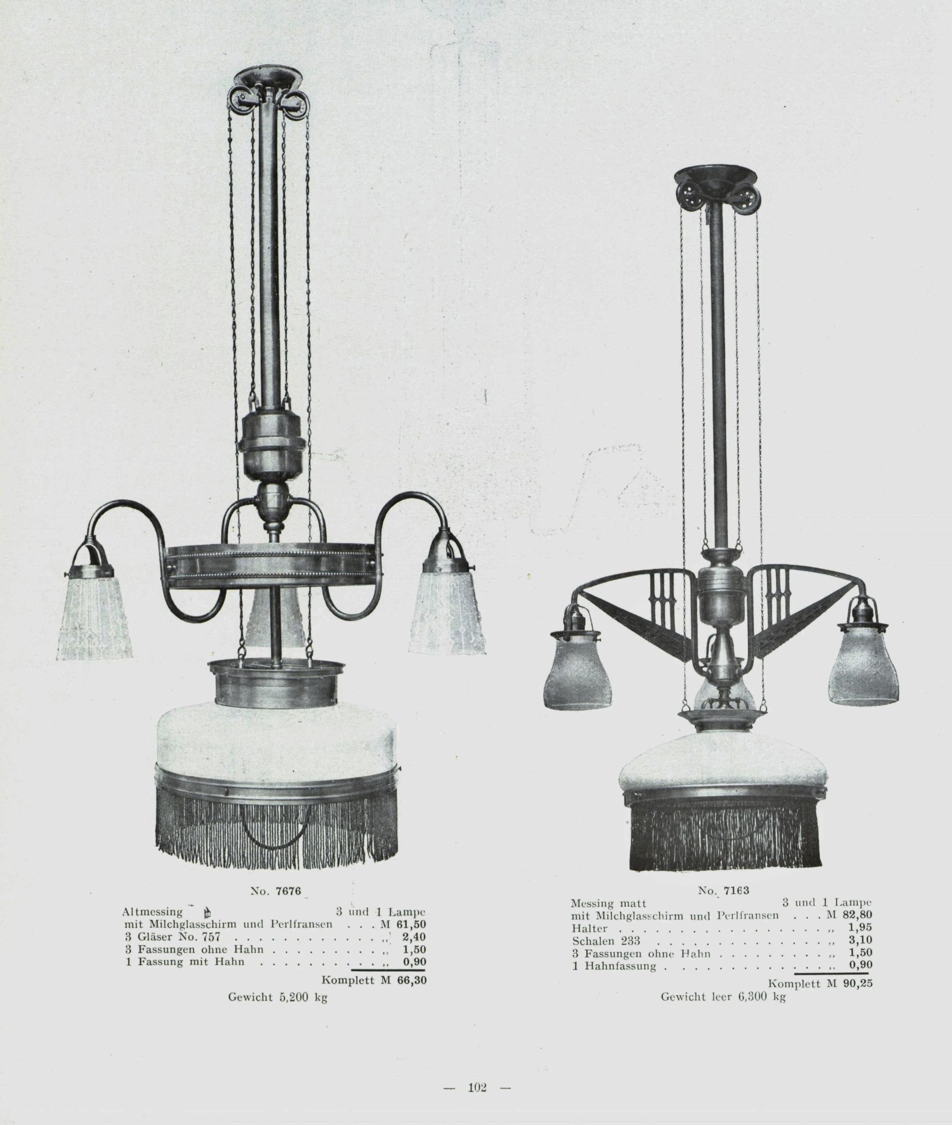 Chandeliers from the catalogue Beleuchtungskörper GmbH, t. 1–2, Berlin, 1910, in: Lietuvos mokslų akademijos Vrublevskių biblioteka, Retų spaudinių skyrius, A851