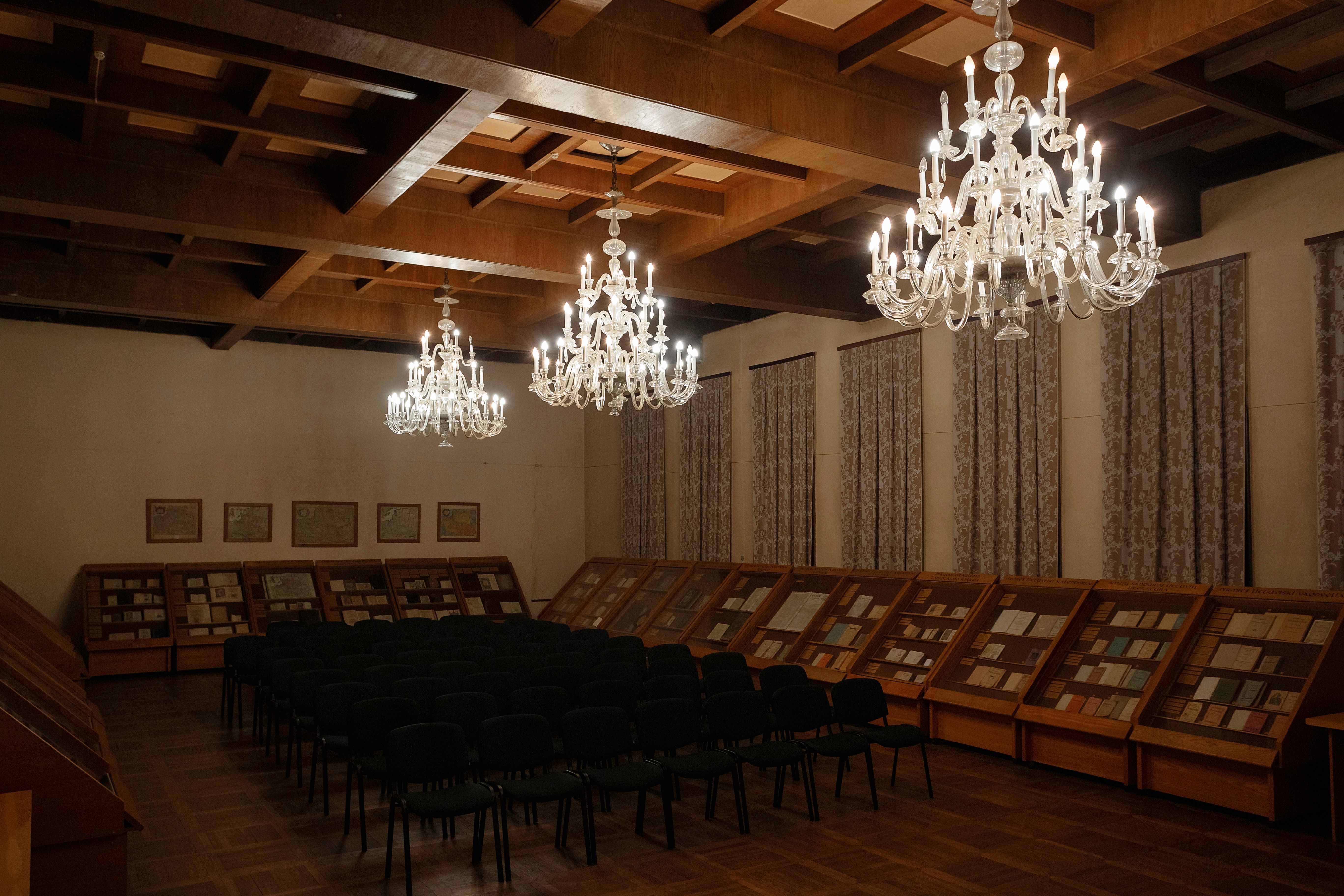 Chandeliers, 1938, Kaunas County Public Library. Photo by Povilas Jarmala, 2019