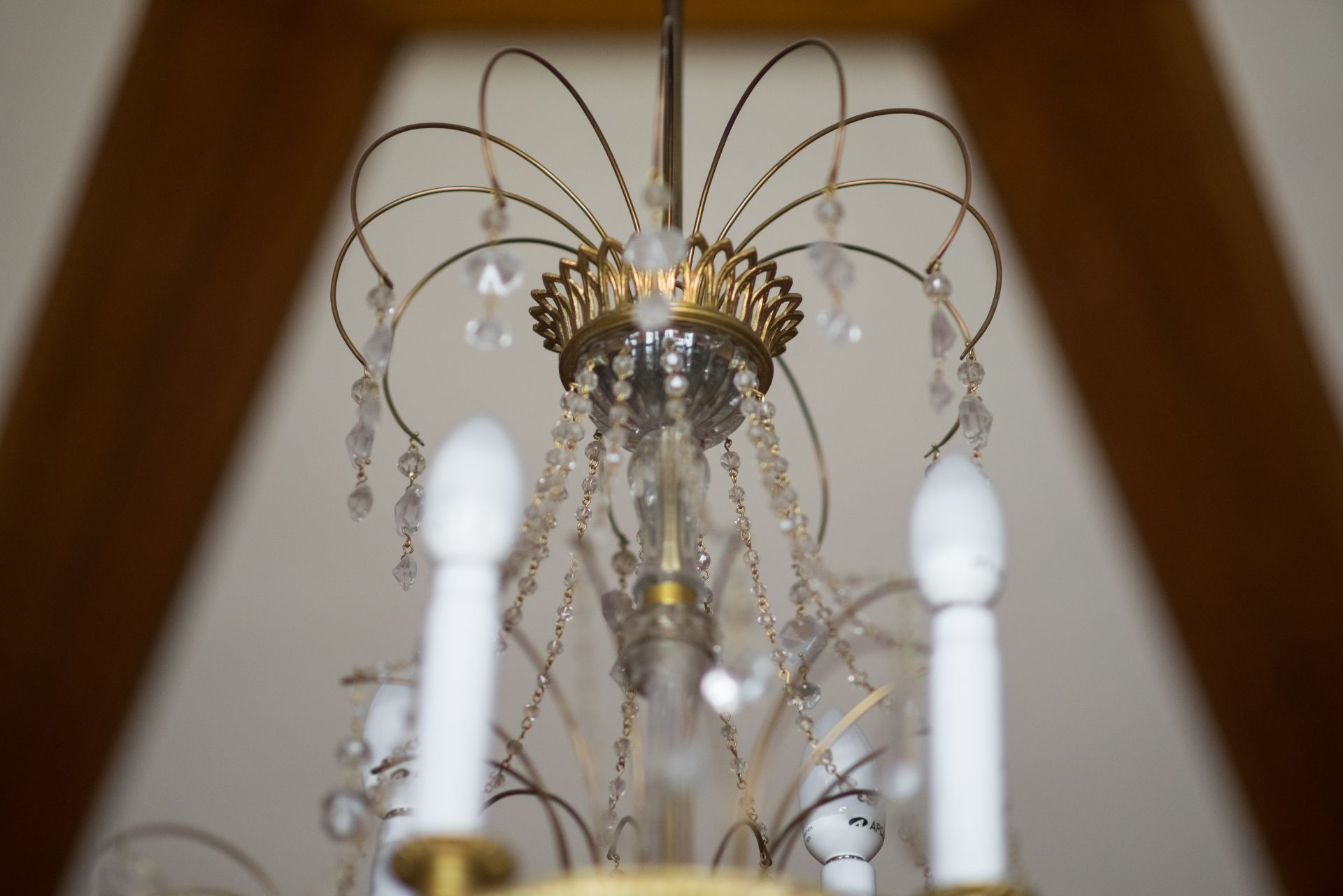 Fragment of chandelier, 1900–1929, Archdiocese of Vilnius. Photo by Povilas Jarmala, 2017