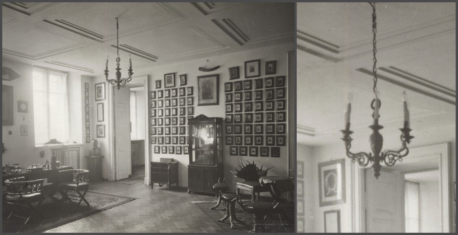 Tadeusz Wróblewski’s office. Phot. Jan Bułhak, 1932, from: The Wroblewski  Library of the Lithuanian Academy of Sciences, Rare Books Department SFg-2402/4/22