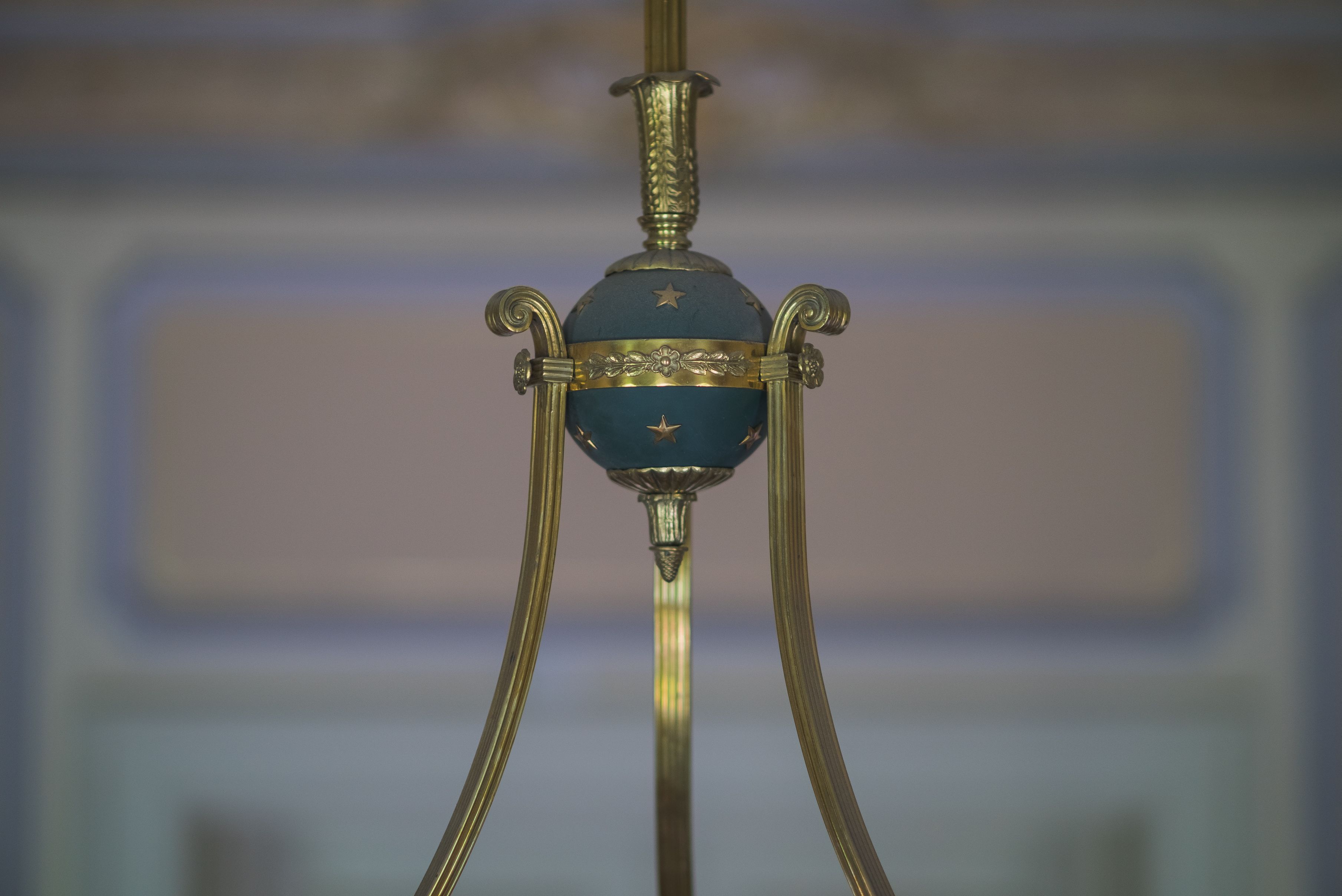 Fragment of chandelier, 1900–1906, P. Vileišis Palace. Photo by Povilas Jarmala, 2017