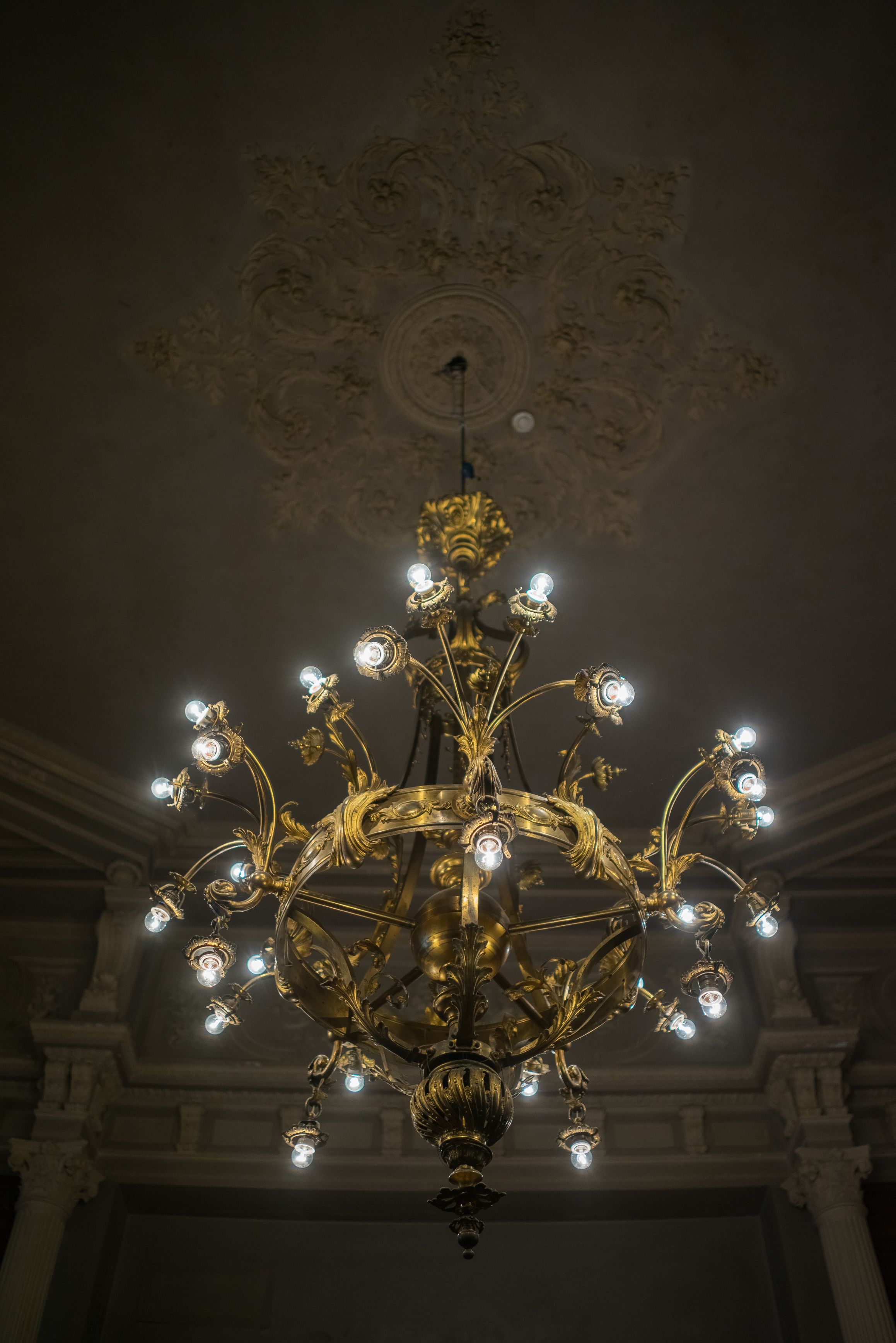 Chandelier, 1900–1929, Verkiai Palace. Photo by Povilas Jarmala, 2017