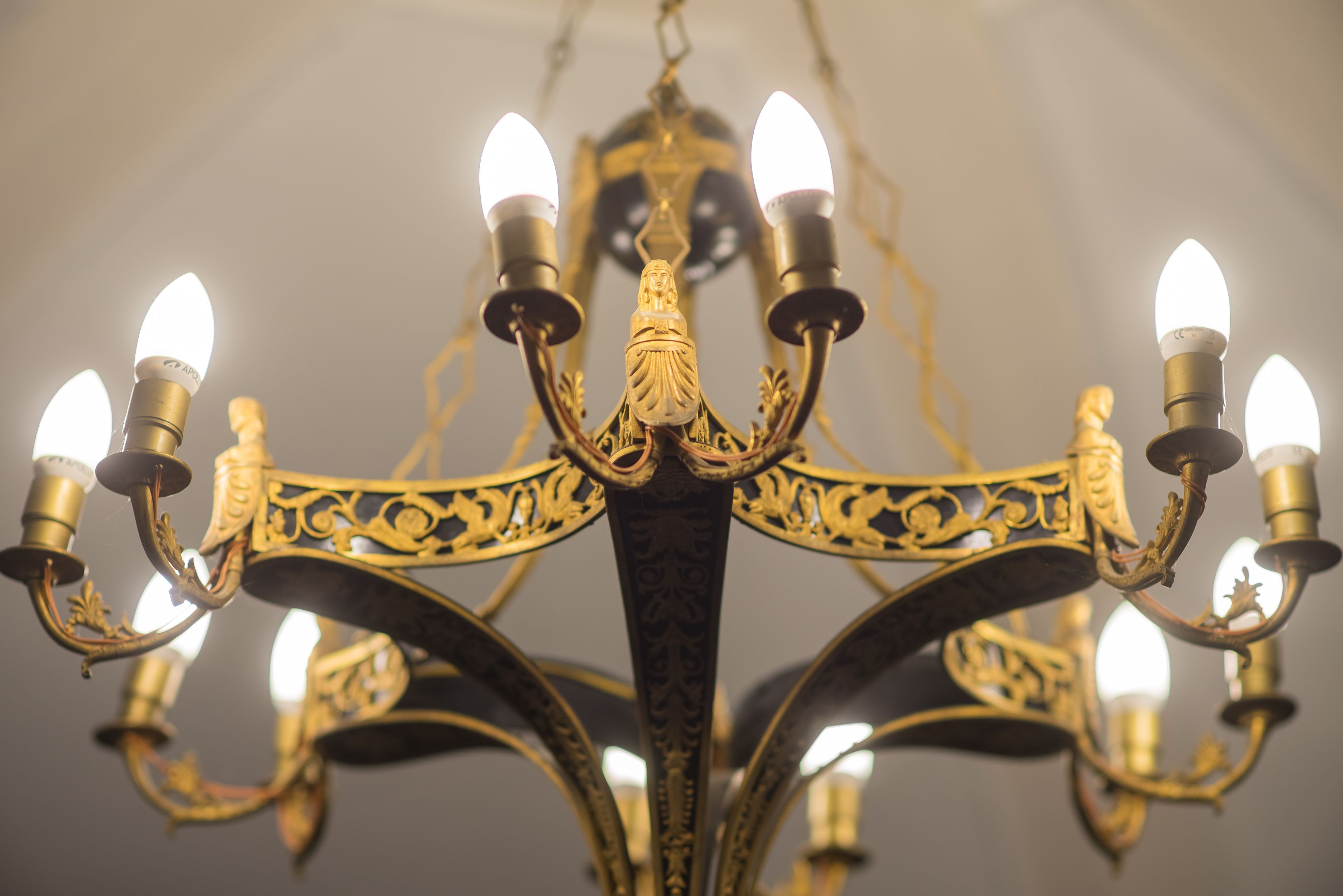 Fragment of chandelier, 1800–1849, Archdiocese of Vilnius. Photo by Povilas Jarmala, 2017