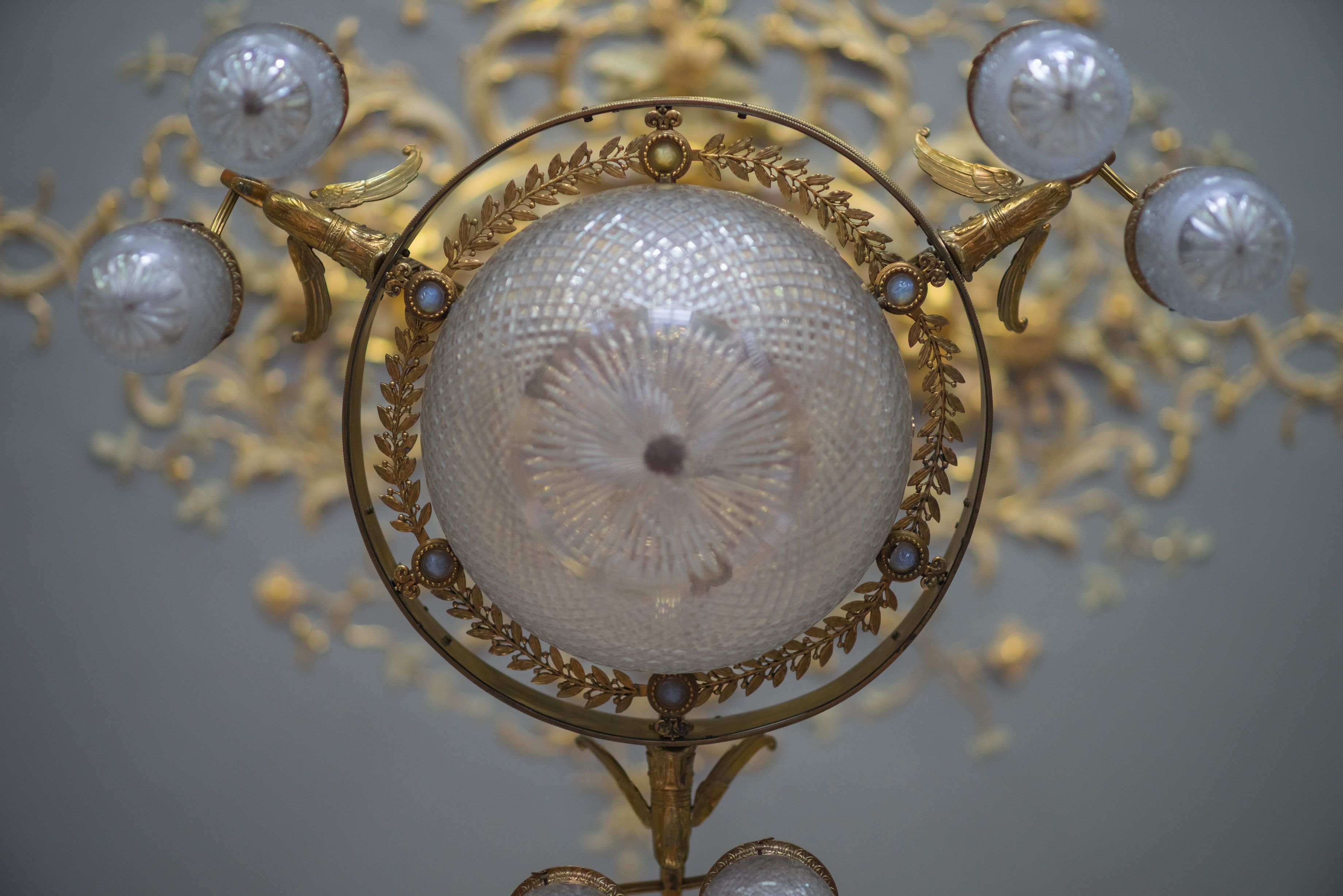 Fragment of chandelier, 1900–1906, P. Vileišis Palace. Photo by Povilas Jarmala, 2017