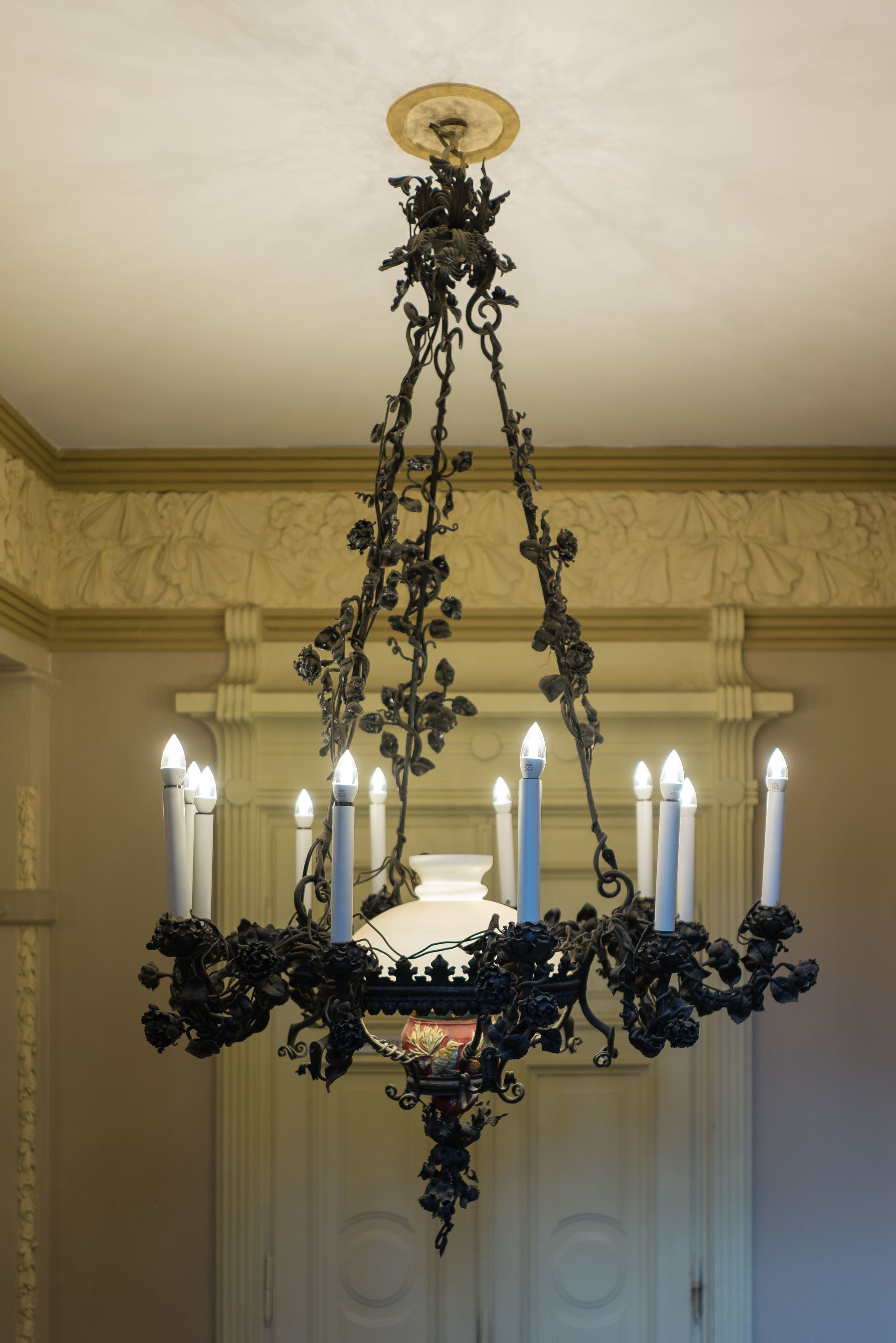 Chandelier, 1904–1905, P. Vileišis Palace. Photo by Povilas Jarmala, 2017