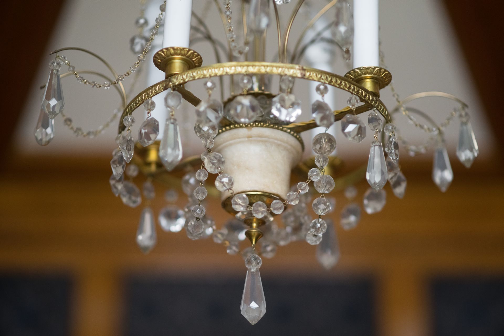 Fragment of chandelier, 1900–1929, Archdiocese of Vilnius. Photo by Povilas Jarmala, 2017