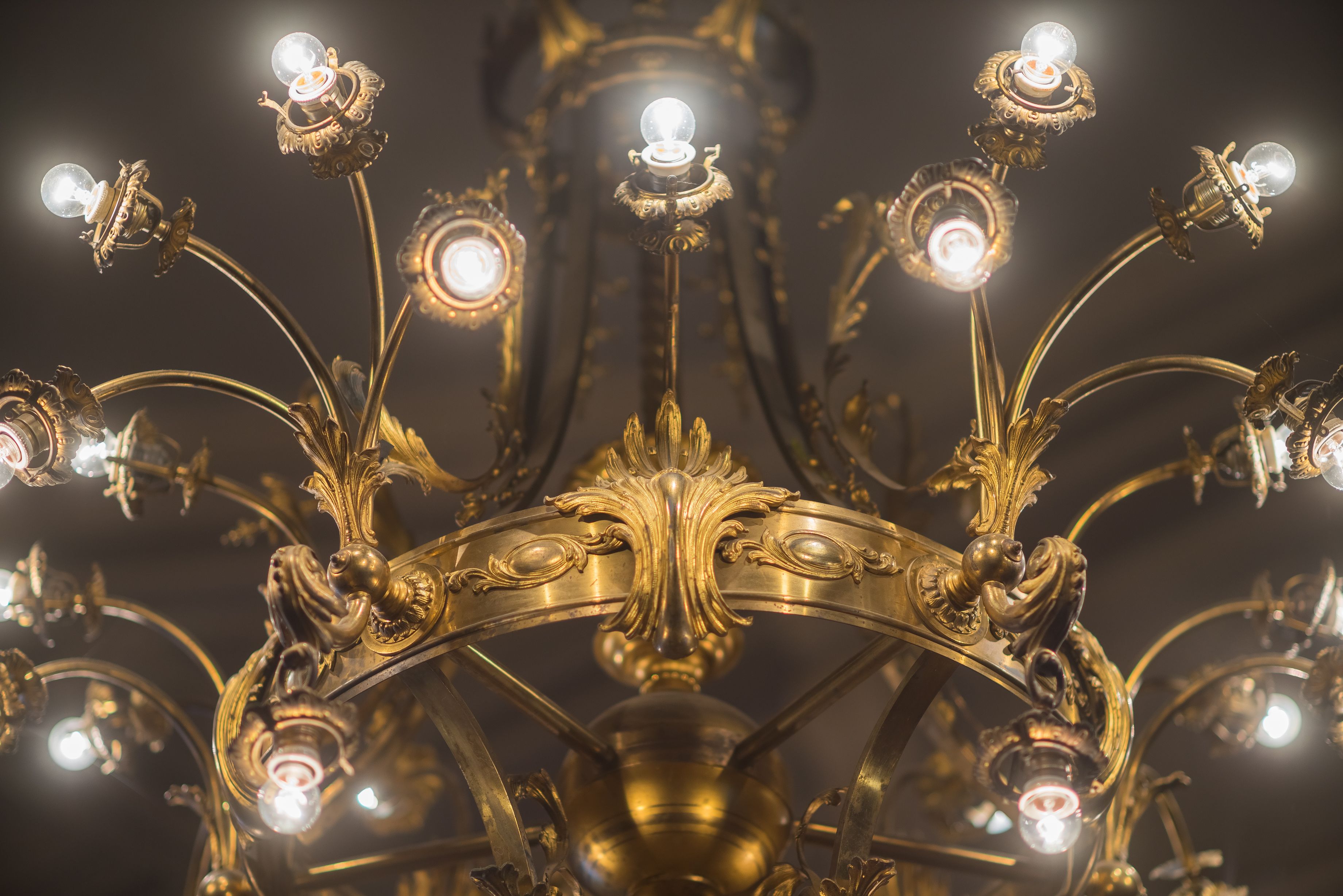 Fragment of chandelier, 1900–1929, Verkiai Palace. Photo by Povilas Jarmala, 2017