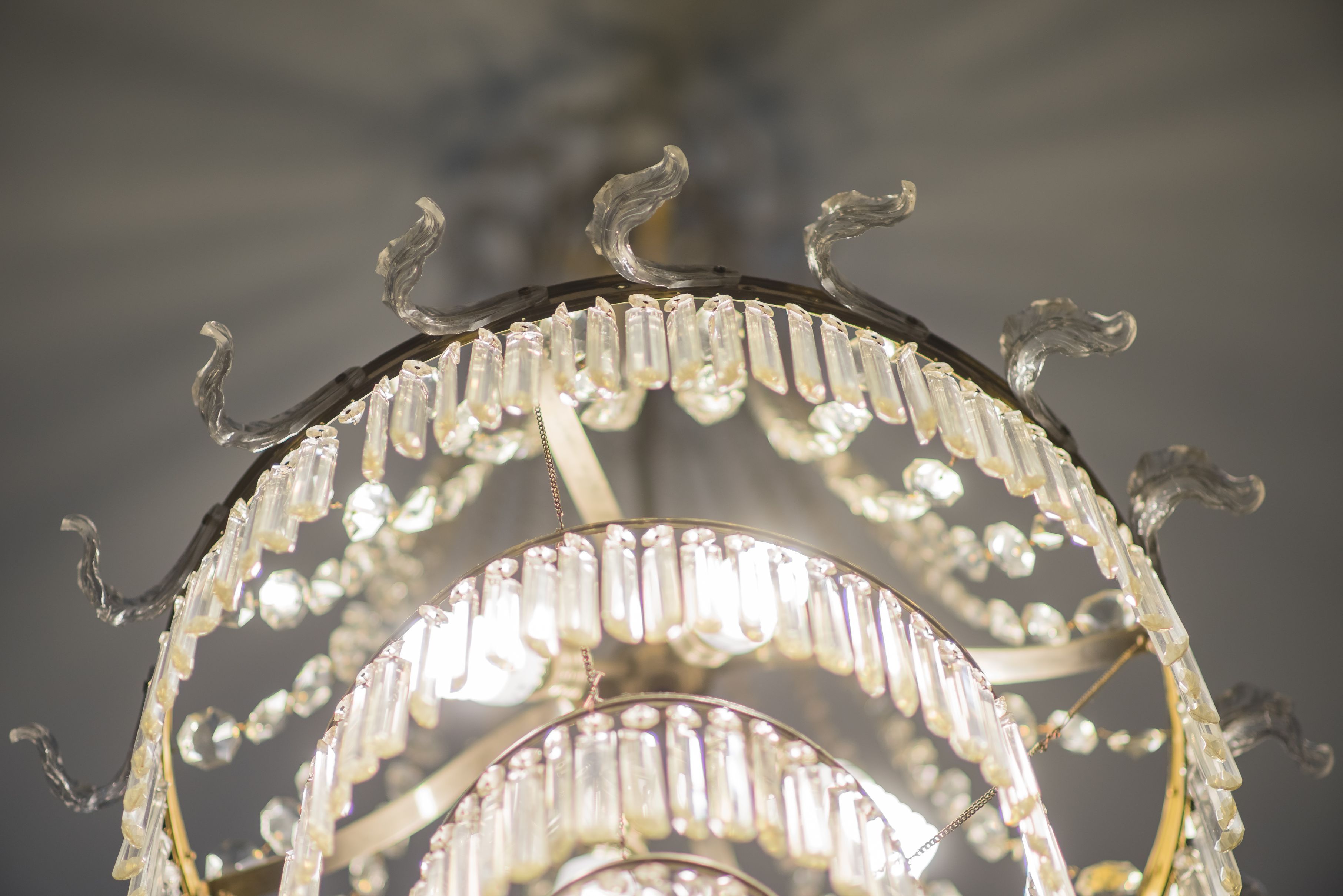 Fragment of chandelier, 1910–1929, Archdiocese of Vilnius. Photo by Povilas Jarmala, 2017